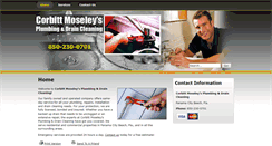 Desktop Screenshot of corbittmoseleysplumbingfl.com